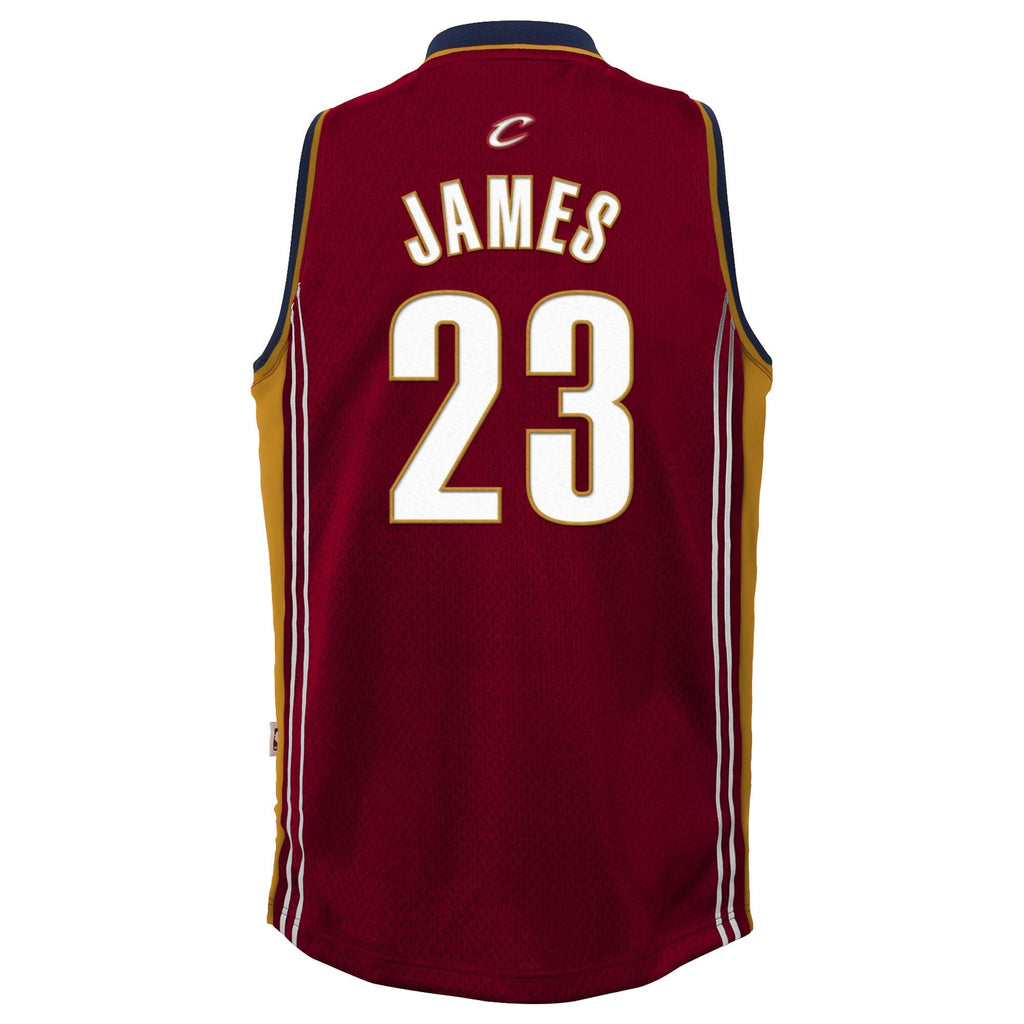 Cleveland Cavaliers LeBron James 2003-04 Hardwood Classics Swingman Jersey - Red Youth