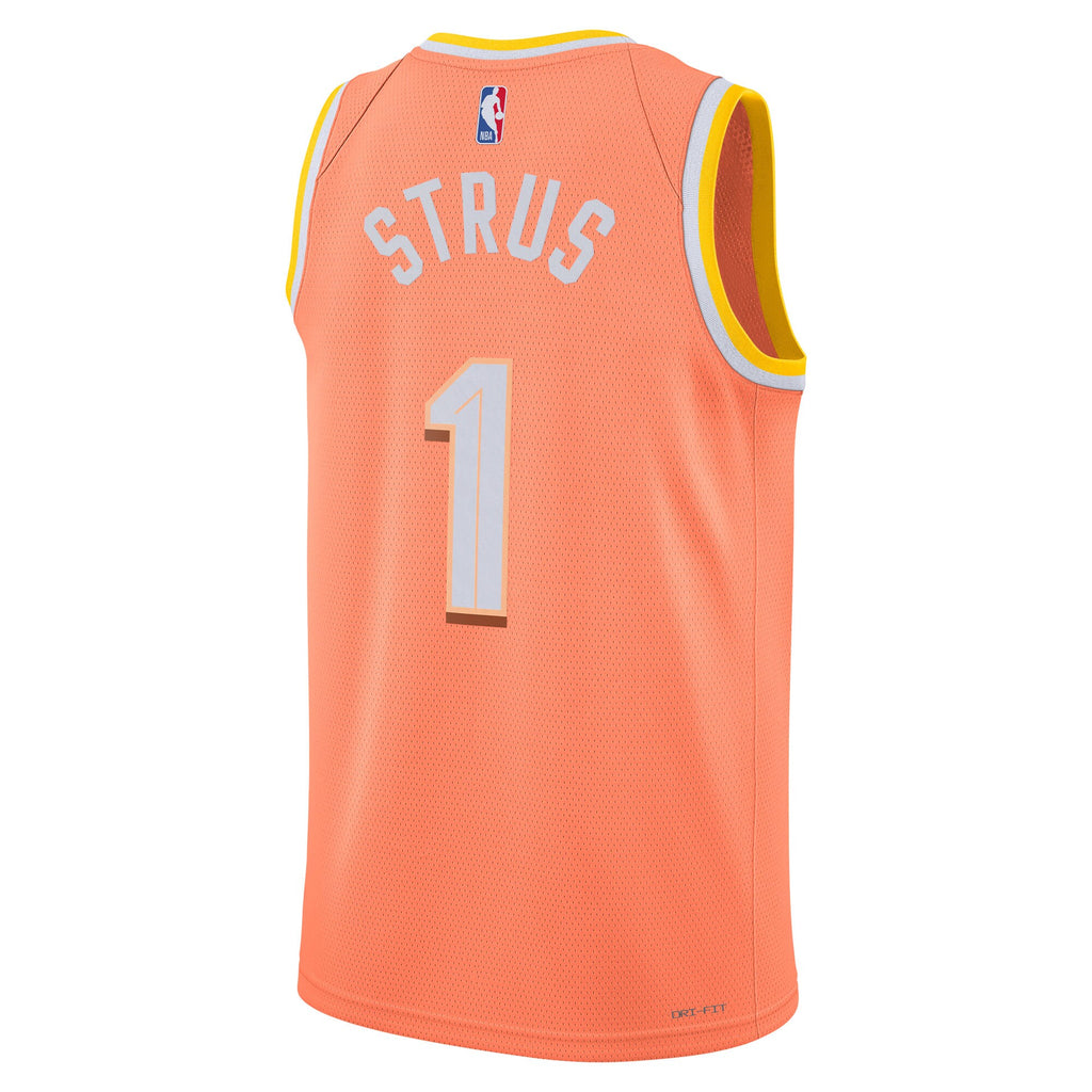 Cleveland Cavaliers Nike 2025/26 City Edition Swingman Jersey - Orange - Max Strus - Unisex