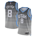 Utah Jazz Nike 2025/26 City Edition Swingman Jersey - Gray - Isaiah Collier - Unisex