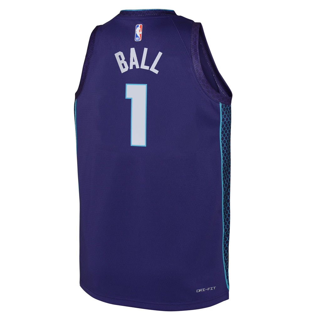 Charlotte Hornets NBA Statement Swingman Jersey - Lamelo Ball - Youth