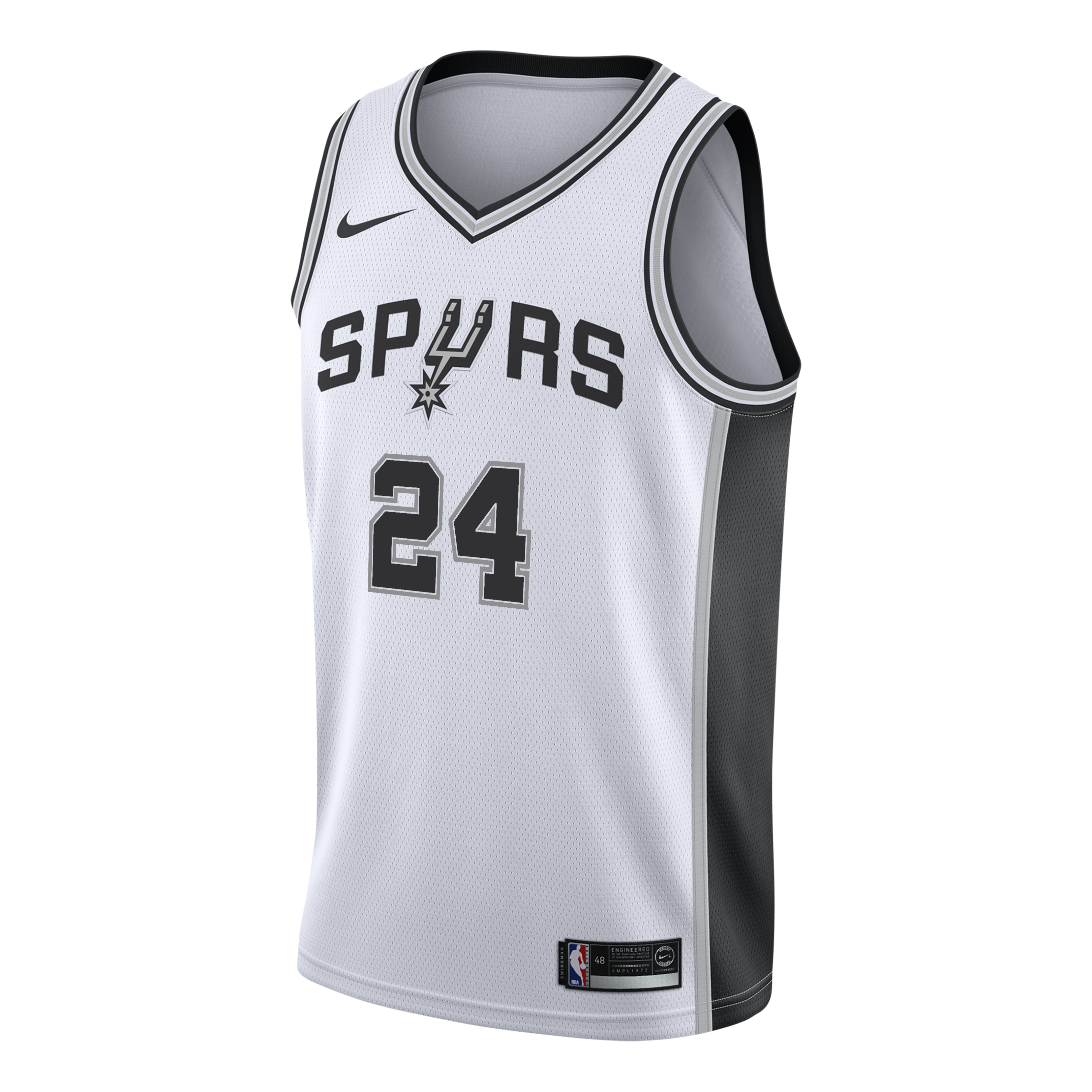 San Antonio Spurs Nike Association Edition Swingman Jersey – White - Devin Vassell - Youth