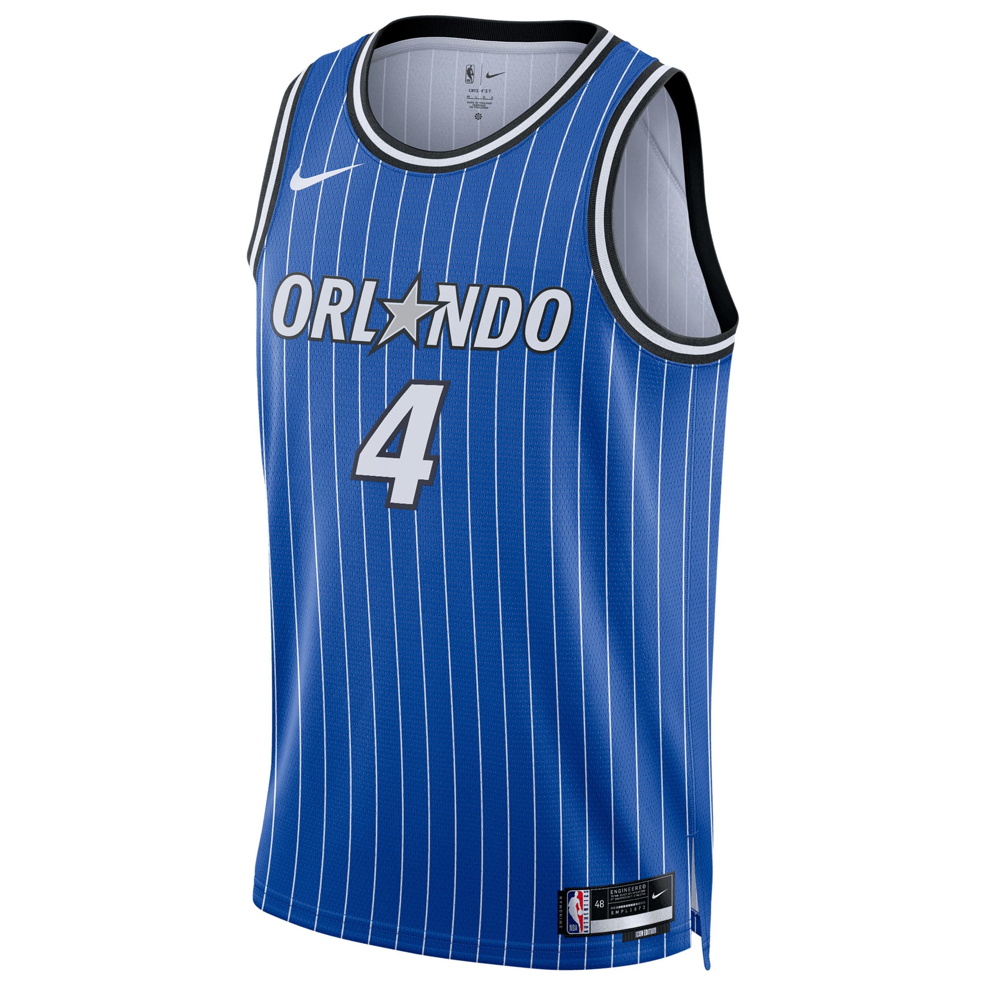 Orlando Magic Nike Replica Icon Edition Swingman Jersey - Blue - Jalen Suggs - Unisex