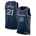 Philadelphia 76ers Nike 2025/26 City Edition Swingman Jersey - Navy - Joel Embiid - Unisex