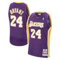 Los Angeles Lakers Kobe Bryant 2008 Road Authentic Jersey By Mitchell & Ness - Purple - Mens