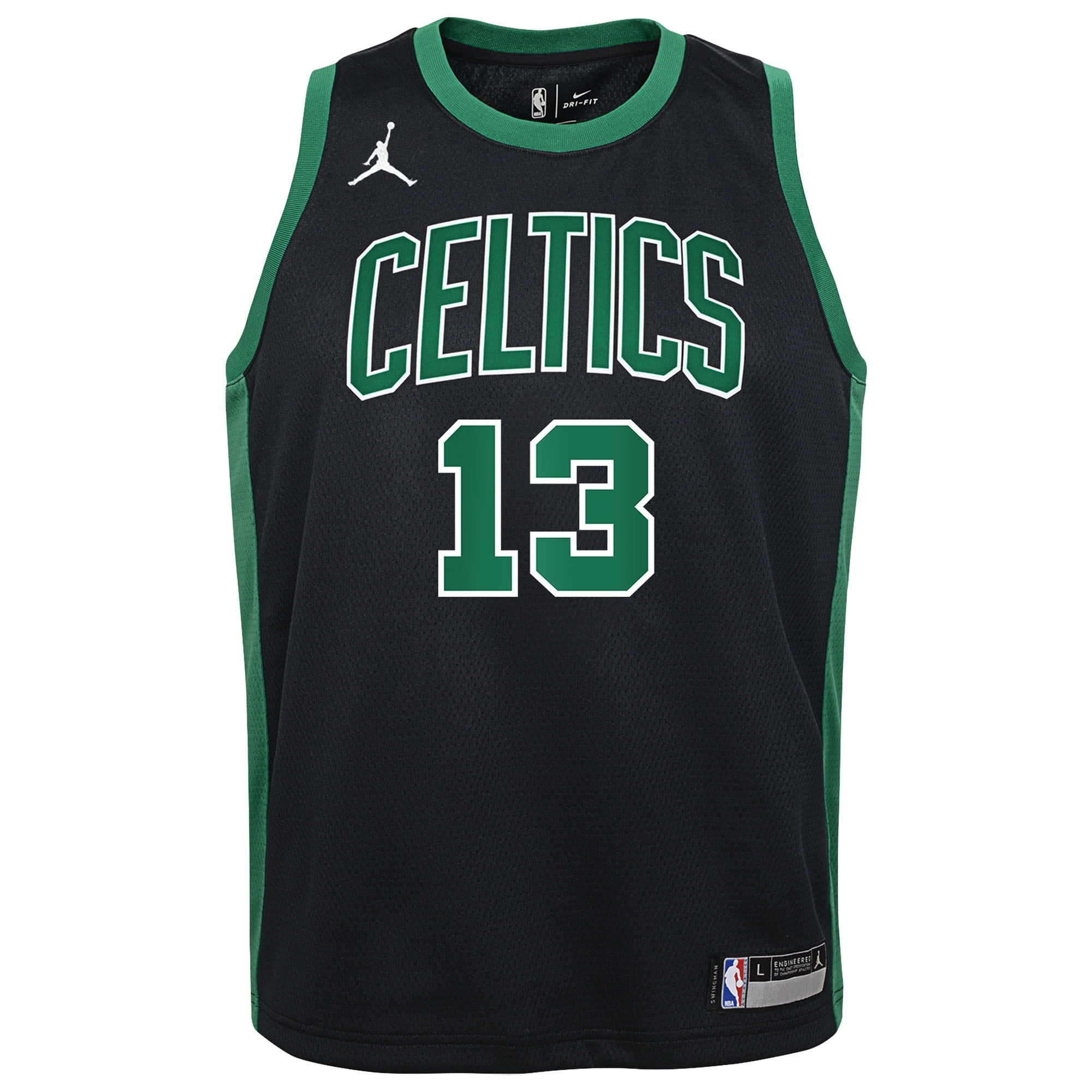 Boston Celtics Jordan Brand Statement Edition Swingman Jersey - Black - Paul George - Youth