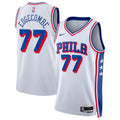 Philadelphia 76ers Nike Association Edition Swingman Jersey - White - VJ Edgecombe - Unisex