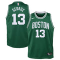 Boston Celtics Nike Replica Icon Edition Jersey - Kelly Green - Paul George - Kids