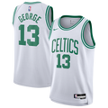 Boston Celtics Nike Association Edition Swingman Jersey - White - Paul George - Youth