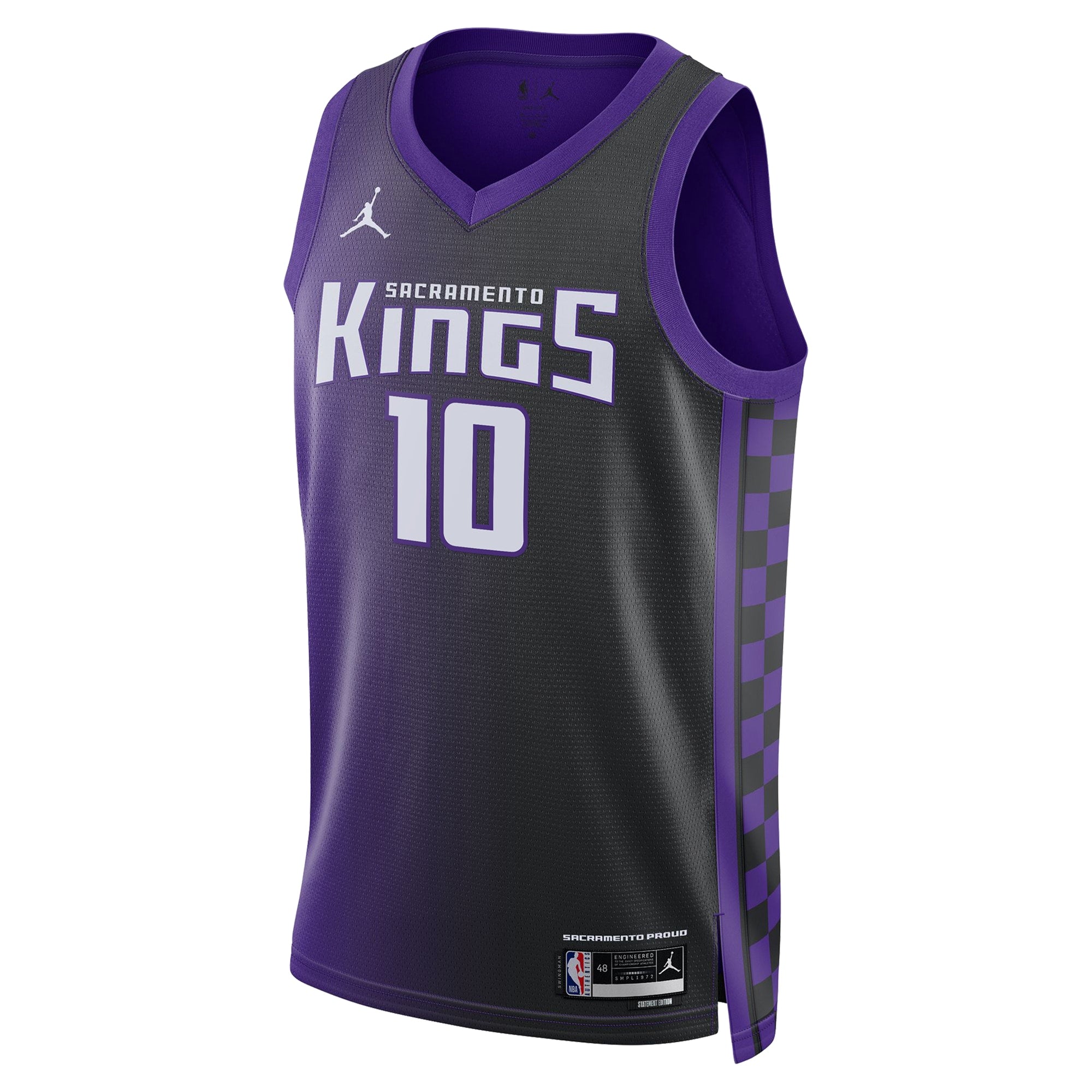 Sacramento Kings Jordan Brand Statement Edition Swingman Jersey - Purple - DeMar DeRozan - Unisex