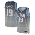 Utah Jazz Nike 2025/26 City Edition Swingman Jersey - Gray - Ace Bailey - Unisex
