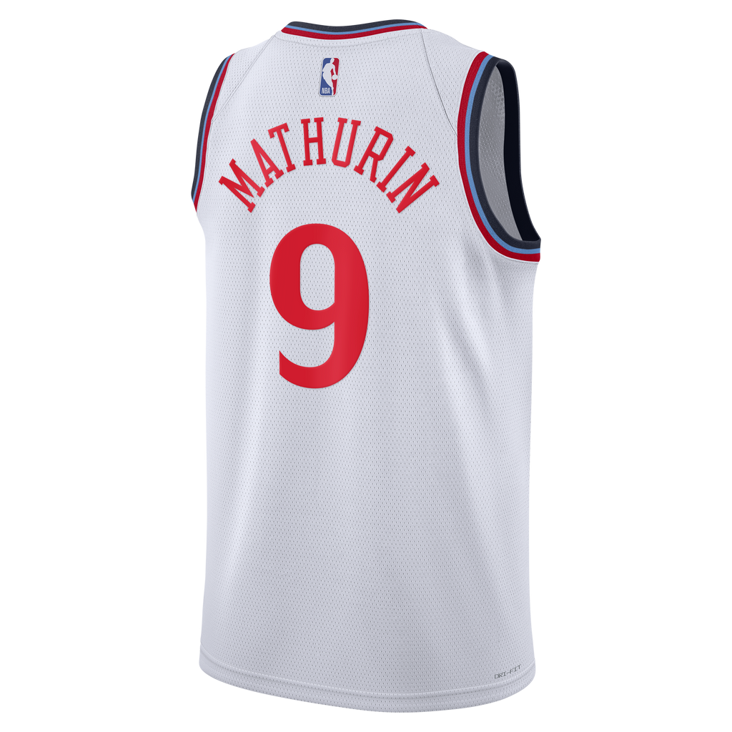 Los Angeles Clippers Nike Replica Association Edition Swingman Jersey - White - Bennedict Mathurin - Unisex