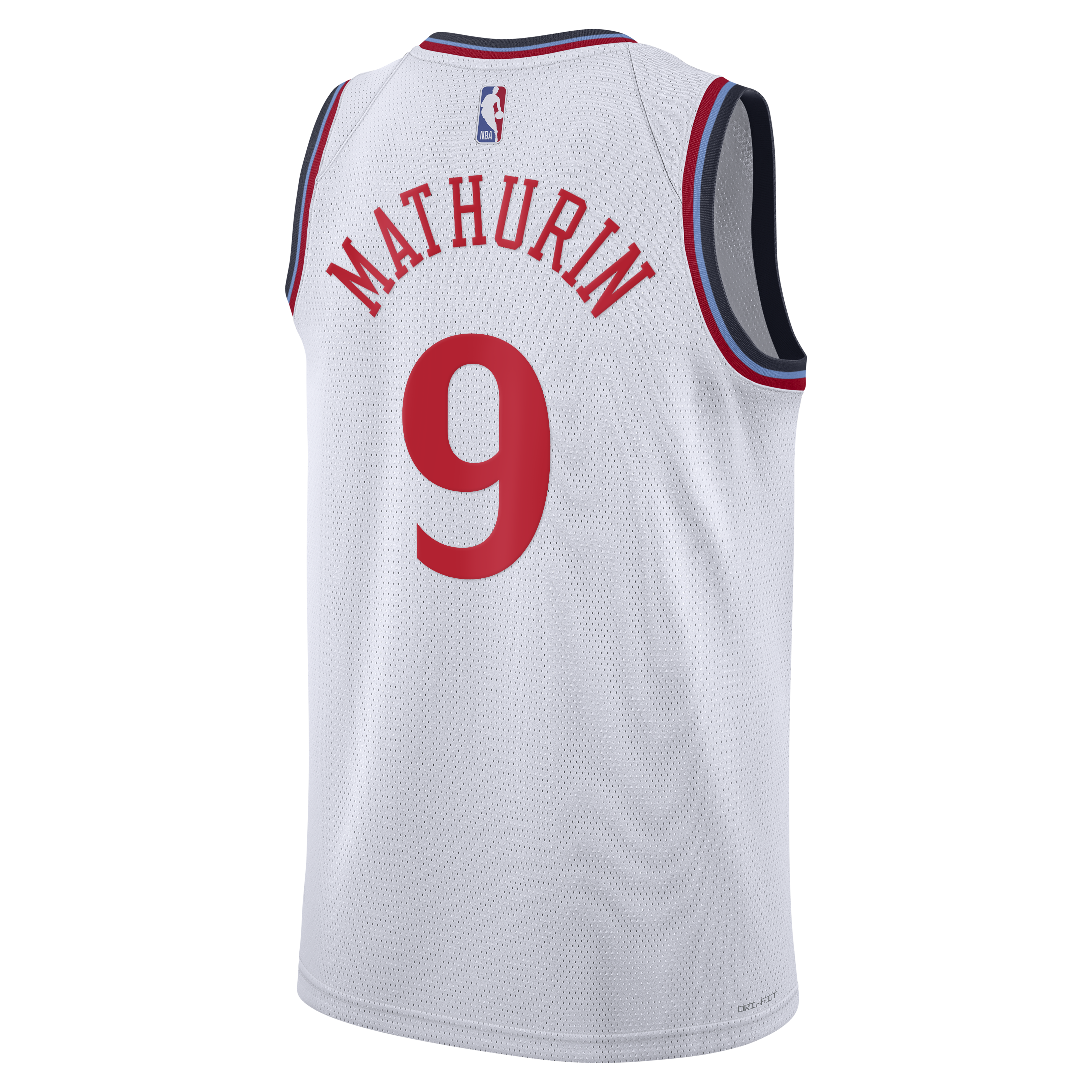 Los Angeles Clippers Nike Replica Association Edition Swingman Jersey - White - Bennedict Mathurin - Unisex