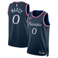 Philadelphia 76ers Nike 2025/26 City Edition Swingman Jersey - Navy - Tyrese Maxey - Unisex