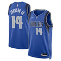 Dallas Mavericks Nike Icon Swingman Jersey - Blue - Morez Johnson Jr. - Unisex