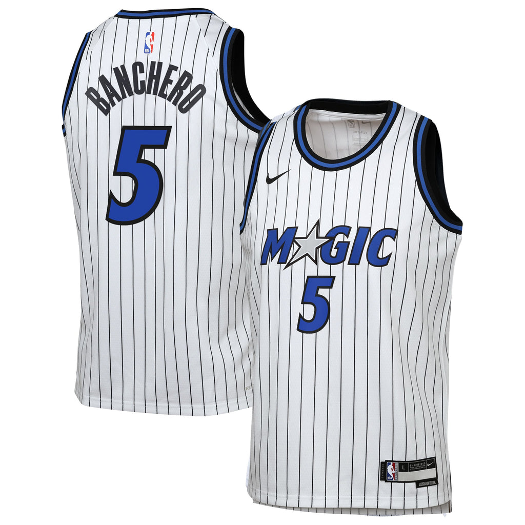 Orlando Magic Nike Replica Association Edition Swingman Jersey - White - Paolo Banchero - Youth