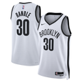 Brooklyn Nets Nike Association Edition Swingman Jersey - White - Julius Randle - Unisex