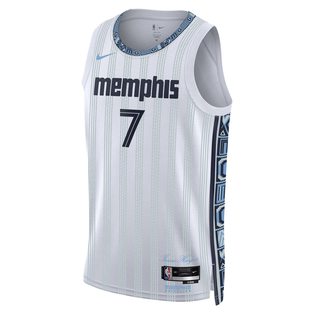 Memphis Grizzlies Nike 2025/26 City Edition Swingman Jersey - Gray - Santi Aldama - Unisex