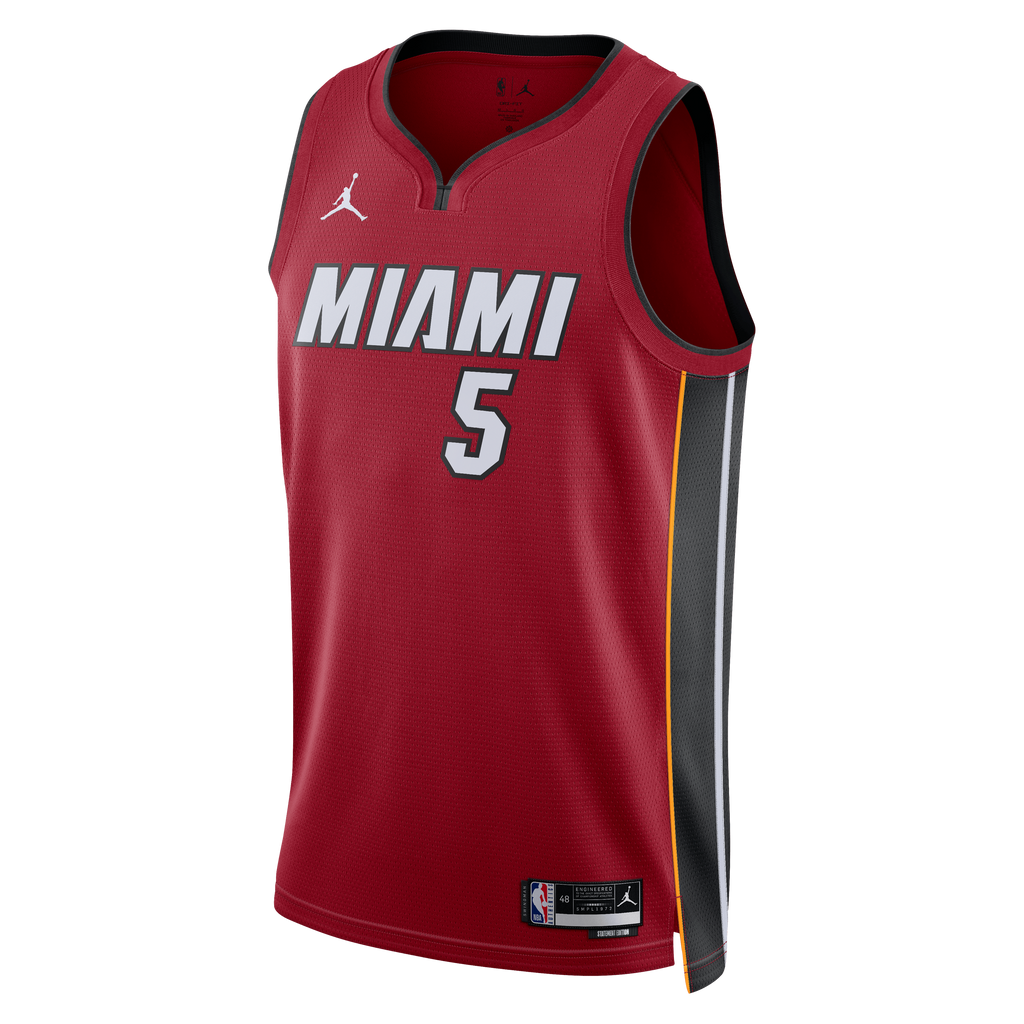 Miami Heat Jordan Brand Statement Edition Swingman Jersey - Red - Nikola Jović - Unisex