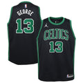 Boston Celtics Jordan Brand Statement Edition Swingman Jersey - Black - Paul George - Youth