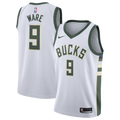 Milwaukee Bucks Nike Association Edition Swingman Jersey - White - Kel'el Ware - Youth