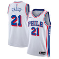Philadelphia 76ers Nike Association Edition Swingman Jersey - White - Joel Embiid - Unisex