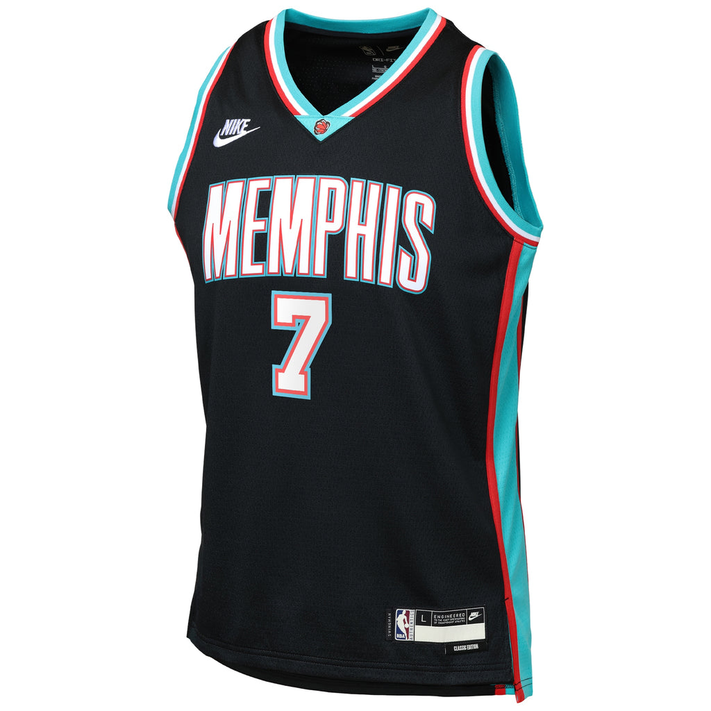 Memphis Grizzlies Nike Classic Edition Jersey - Black - Santi Aldama - Youth