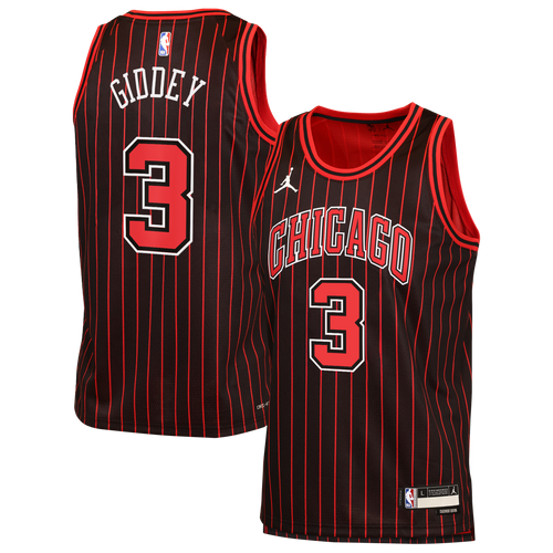 Chicago Bulls Jordan Brand Statement Edition Jersey - Black - Josh Giddey - Youth