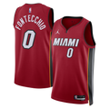 Miami Heat Jordan Brand Statement Edition Swingman Jersey - Red - Simone Fontecchio - Unisex