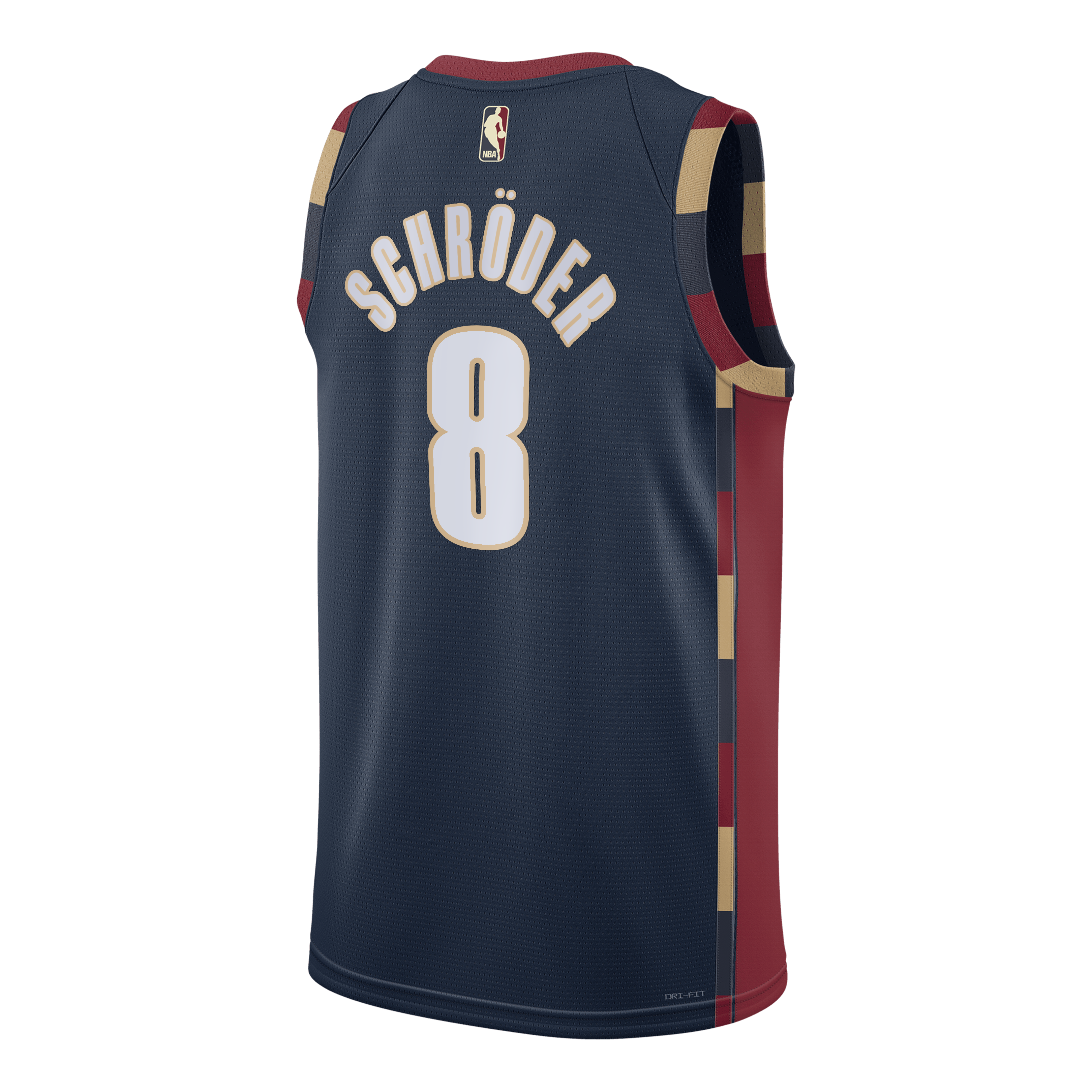 Cleveland Cavaliers Nike Classic Edition Swingman Jersey - Navy - Dennis Schröder - Unisex