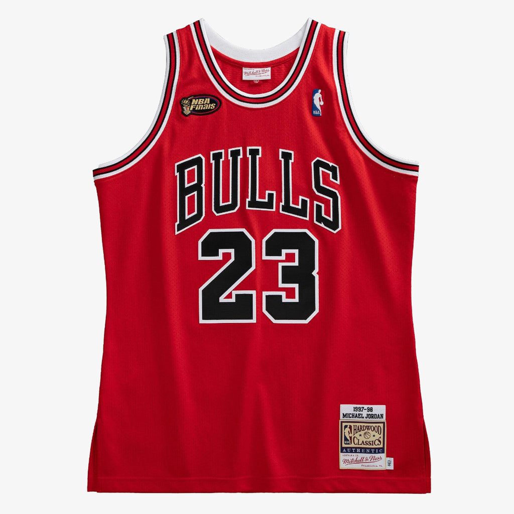 Chicago Bulls Mitchell & Ness Authentic Jersey Road Finals Michael Jordan 1997-98