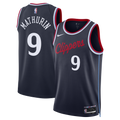 Los Angeles Clippers Nike Replica Icon Edition Swingman Jersey - Navy - Bennedict Mathurin - Unisex