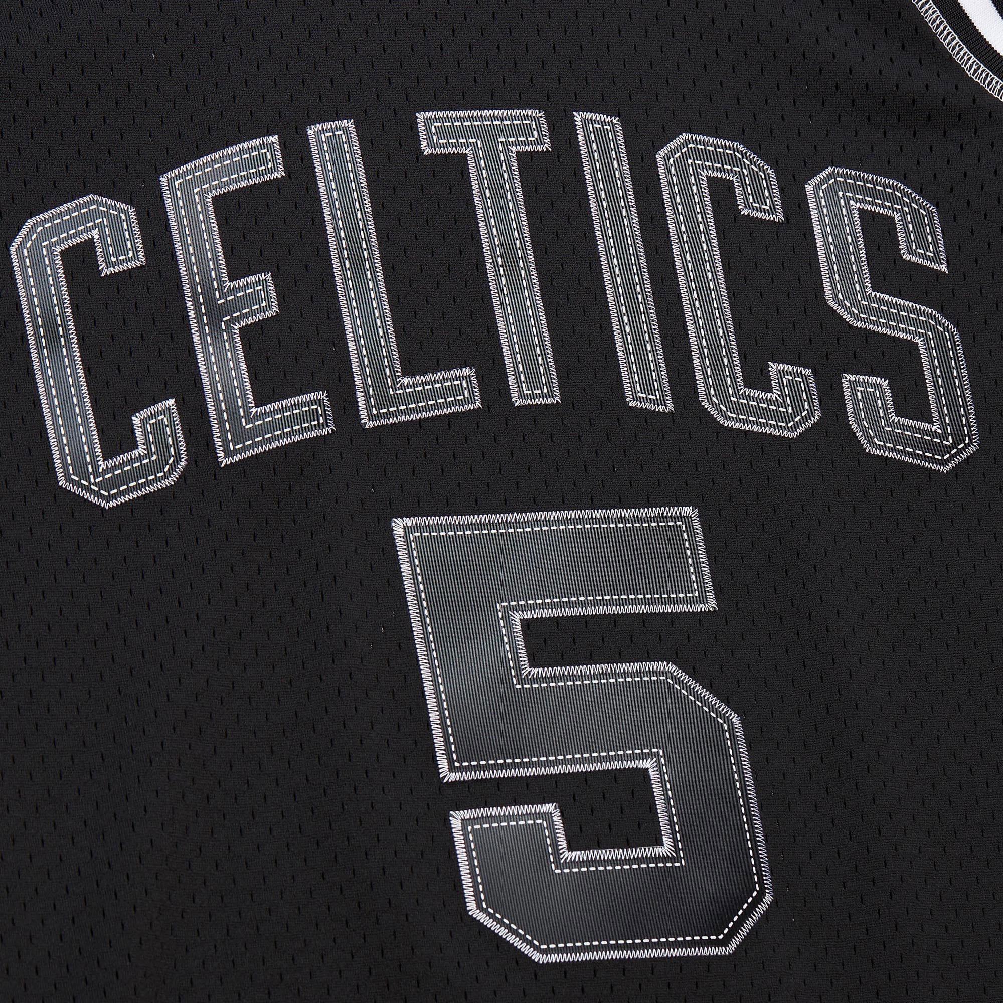Boston Celtics Mitchell & Ness Kevin Garnett 2007 Contrast 2K Swingman Jersey - Black