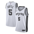 San Antonio Spurs Nike Association Edition Swingman Jersey – White - Stephon Castle - Youth