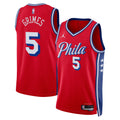 Philadelphia 76ers Jordan Brand Statement Edition Swingman Jersey - Red - Quentin Grimes - Unisex