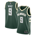 Milwaukee Bucks Nike Icon Edition Swingman Jersey - White - Kel'el Ware - Unisex