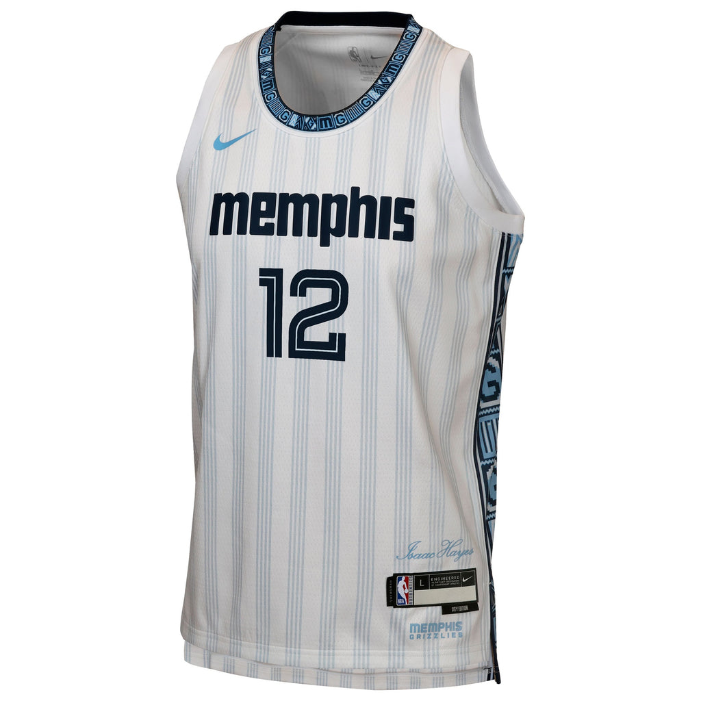 Memphis Grizzlies Nike 2025/26 City Edition Swingman Jersey - Gray - Ja Morant - Youth