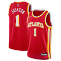 Atlanta Hawks Nike Icon Edition Swingman Jersey - Red - Jalen Johnson - Youth