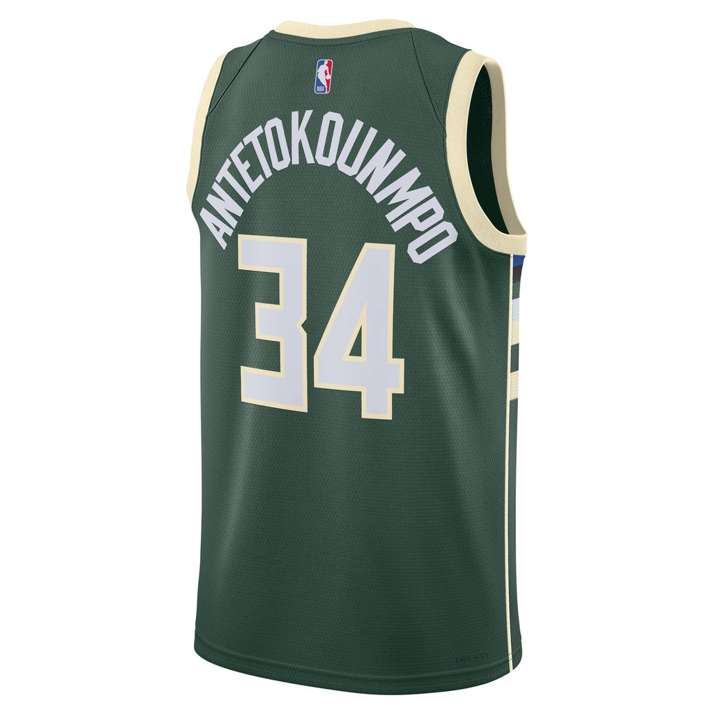 Milwaukee Bucks Giannis Antetokounmpo Nike Dri-Fit Swingman Jersey
