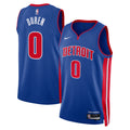 Detroit Pistons Nike Icon Edition Swingman Jersey - Blue - Jalen Duren - Unisex