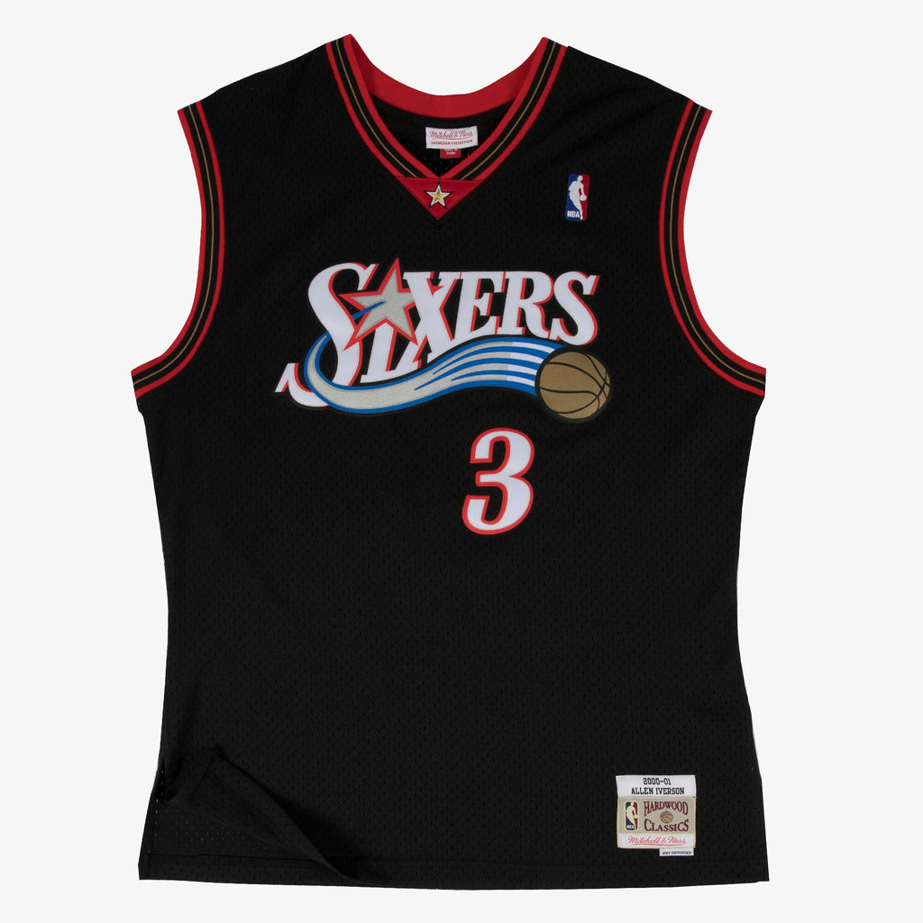 Philadelphia 76ers Mitchell & Ness Swingman Jersey Road Allen Iverson 2000-01