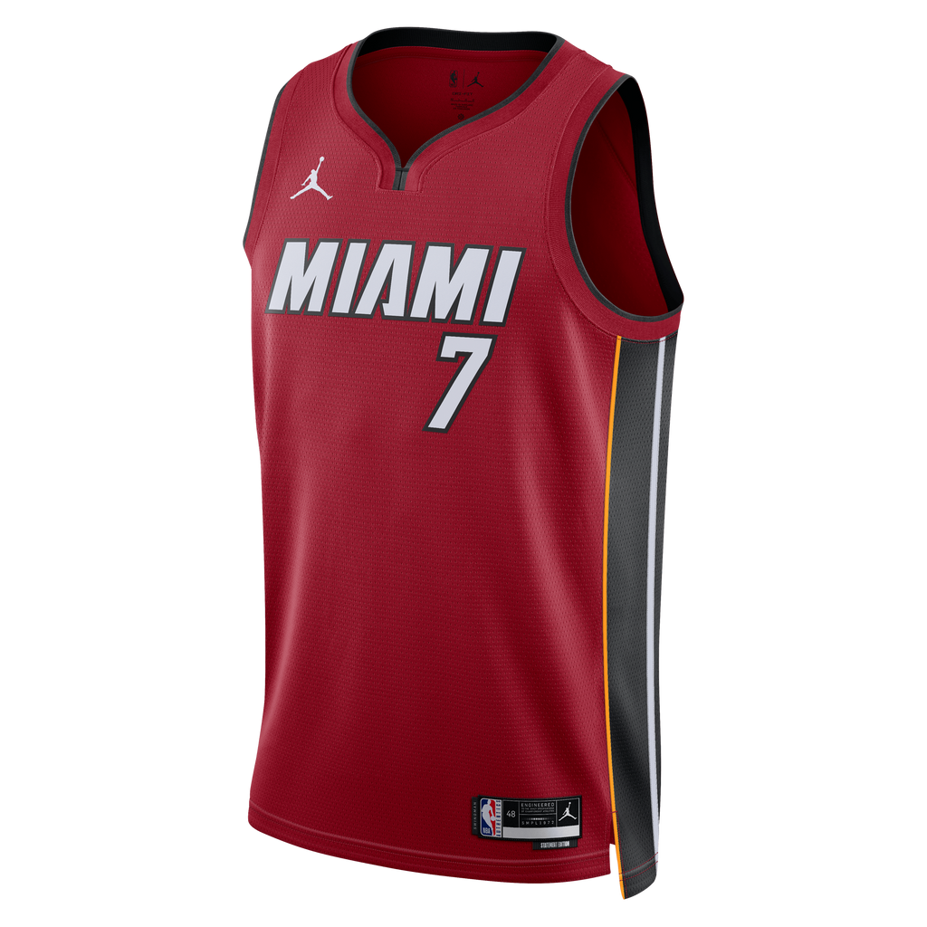 Miami Heat Jordan Brand Statement Edition Swingman Jersey - Red - Giannis Antetokounmpo - Unisex