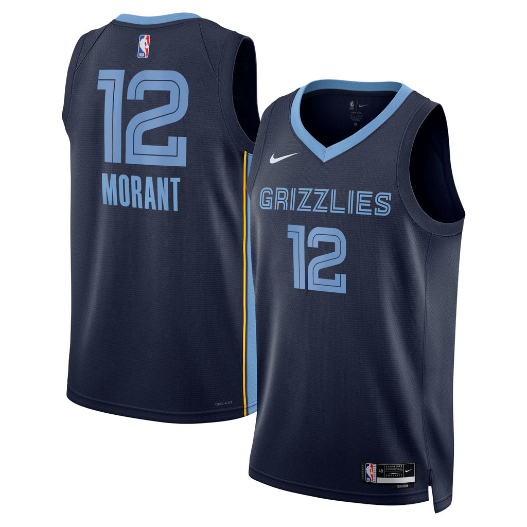 Memphis Grizzlies Nike Icon Edition Swingman Jersey - Ja Morant  - Unisex