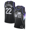 Utah Jazz Jordan Brand Statement Edition Swingman Jersey - Black - Darryn Peterson - Mens