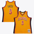 Atlanta Hawks Mitchell & Ness Josh Smith 2004 Alternate Authentic Jersey - Yellow