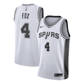 San Antonio Spurs Nike Association Edition Swingman Jersey – White - De'Aaron Fox - Youth
