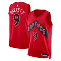 Toronto Raptors Nike Icon Edition Swingman Jersey - Red - RJ Barrett - Unisex