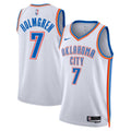 Oklahoma City Thunder Nike Association Edition Swingman Jersey - White - Chet Holmgren - Unisex