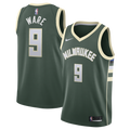 Milwaukee Bucks Nike Icon Edition Swingman Jersey - White - Kel'el Ware - Youth