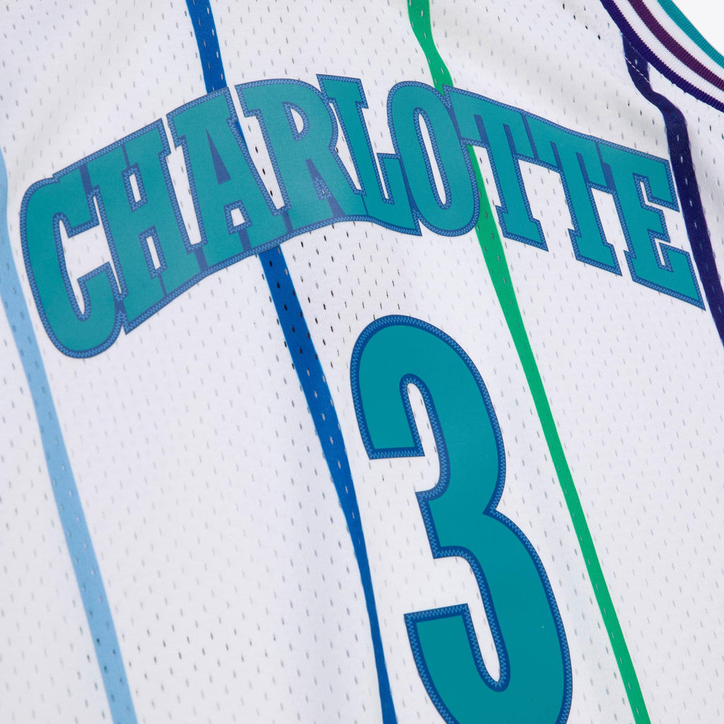 Charlotte Hornets Mitchell & Ness Rex Chapman 1988 Authentic Jersey - White