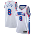 Philadelphia 76ers Nike Association Edition Swingman Jersey - White - Paul George - Unisex
